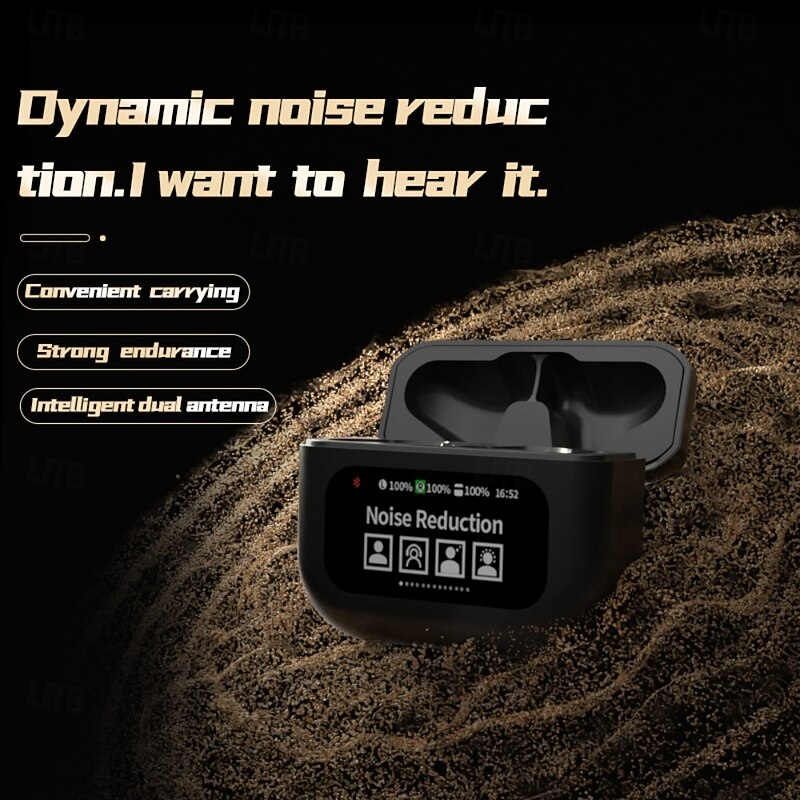 YW06 True Wireless Headphones TWS Earbuds In Ear Bluetooth 5.3 LED Light Sports ENC Environmental Noise Cancellation for Apple Samsung Huawei Xiaomi MI  Outdoor Trekking Running Office Business2