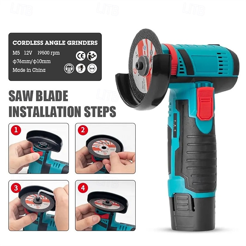 12V Angle Grinder Charging Grinding Tool for Polishing and Grinding Diamond Micro Cordless Electric Power Tools4