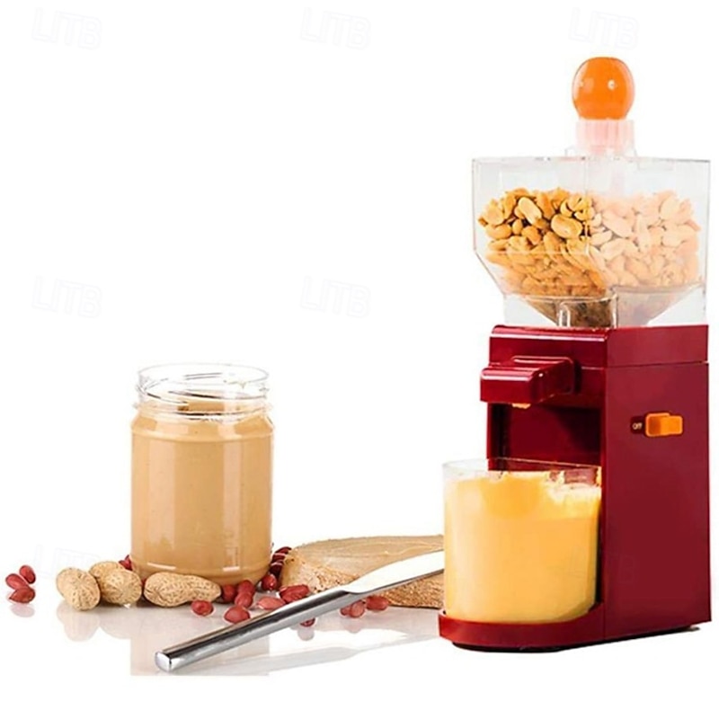 Peanut Butter Machine, Nut Butter Machine Electric Nut Butter Machine, Electric Tahini Nut Grinder, Non-Slip Base Entrance, Easy To Install, Easy To Use, Grinder3
