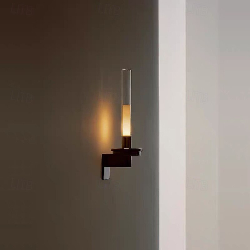 Modern Creative Metal Glass LED Decor Home Wall Light Bedroom Foyer Dining Room Lighting Fixtures