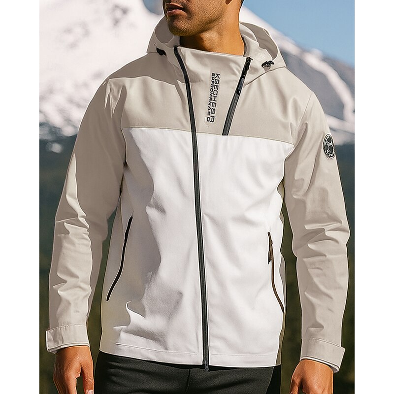 Men's Hoodie Jacket Windbreaker Outdoor Jacket Outdoor Waterproof Windproof Quick Dry Lightweight Hiking Outfits Hiking Clothes Spring Autumn / Fall Jacket Hunting Climbing Camping / Hiking / Caving4