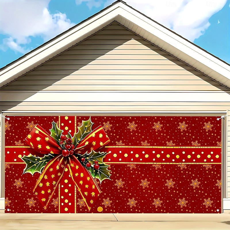 Christmas Outdoor Garage Door Cover Nativity Scene Large Tapestry Backdrop Decoration With Holy Family Manger Starry Night For Holiday Outdoor Garage Door Home Wall Christmas Decorations