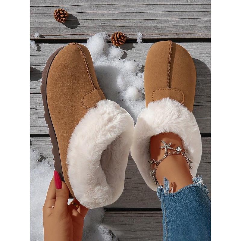 Women's Quilted Snow Boots with Plush Interior, Warm and Soft, Perfect for Relaxing by the Fire, Winter Holidays and Everyday Comfort2