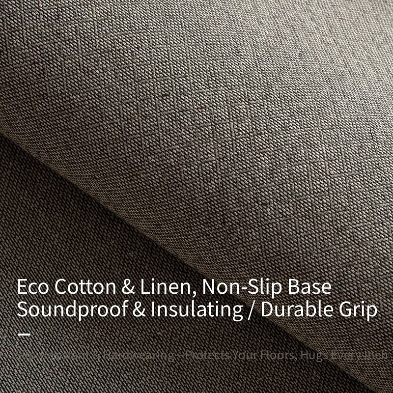 Cream Style Area Rug, Waterproof Non-Slip Carpet for Living Room or Bedroom, Elegant Dirt-Resistant Bedside Floor Mat, Easy-Care Home Decor2