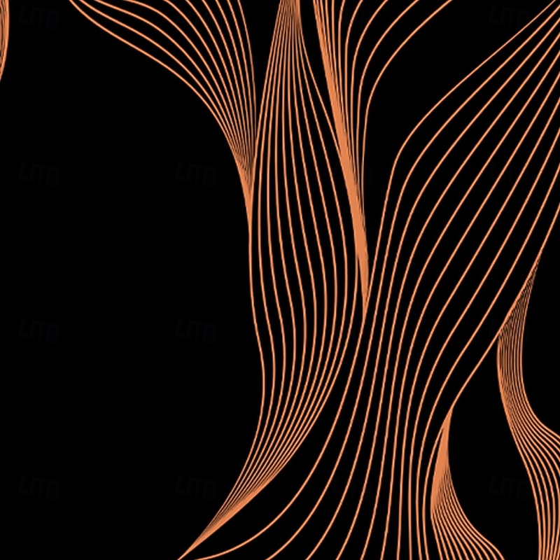 Men's Geometric Gradient Waves Dress Pants Trousers Suit Pants Mid Waist Casual Dailywear Holiday Relaxed Fit Flat Front Dress Pants with Side Pockets Spring Fall 3D Print Black And White Black2