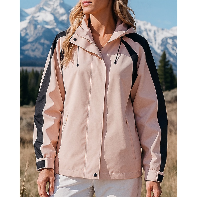Women's Outdoor Jacket Hiking Jacket waterproof jacket Outdoor Waterproof Windproof Quick Dry Lightweight Hiking Outfits Hiking Clothes Spring Autumn / Fall Jacket Fishing Climbing Camping / Hiking