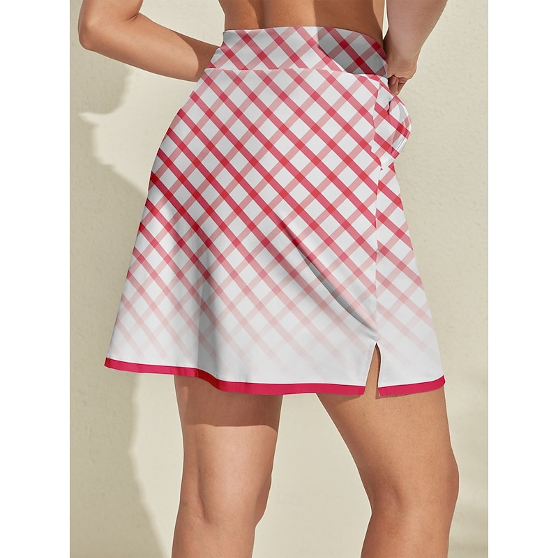 Women's Tennis Skirts Golf Skirts Yan pink Skirt Ladies Golf Attire Clothes Outfits Wear Apparel2