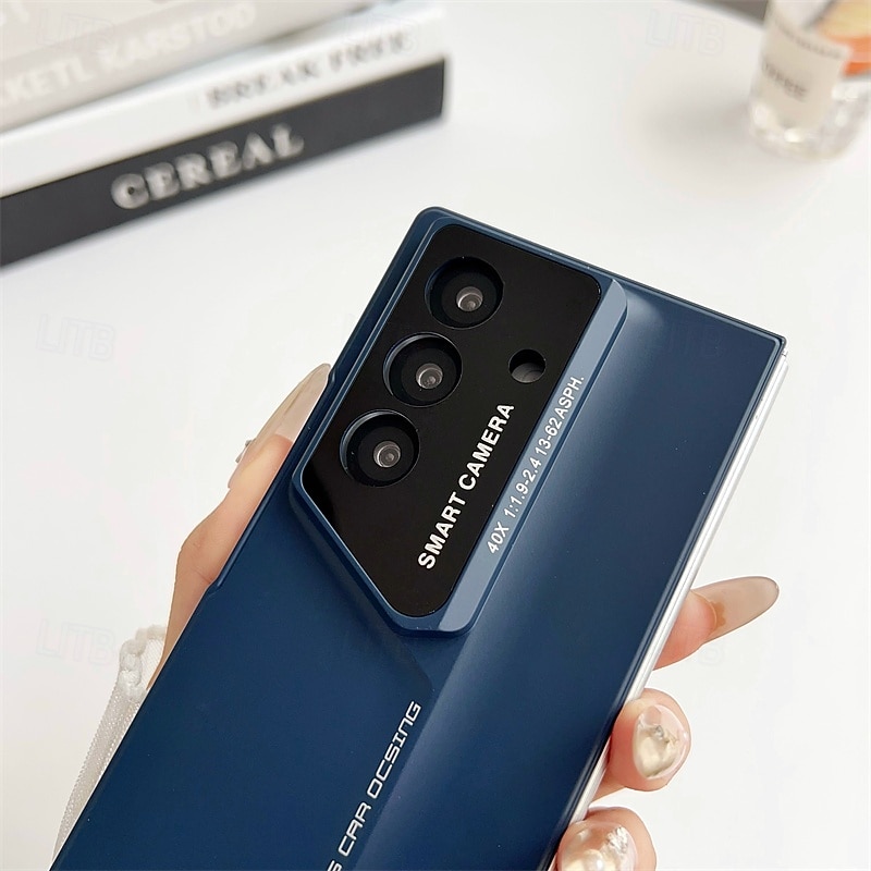 Phone Case For Samsung Galaxy Z Fold 7 Z Fold 6 Z Fold 5 Z Fold 4 Back Cover with Screen Protector Full Body Protective Camera Lens Protector Retro Armor PC3