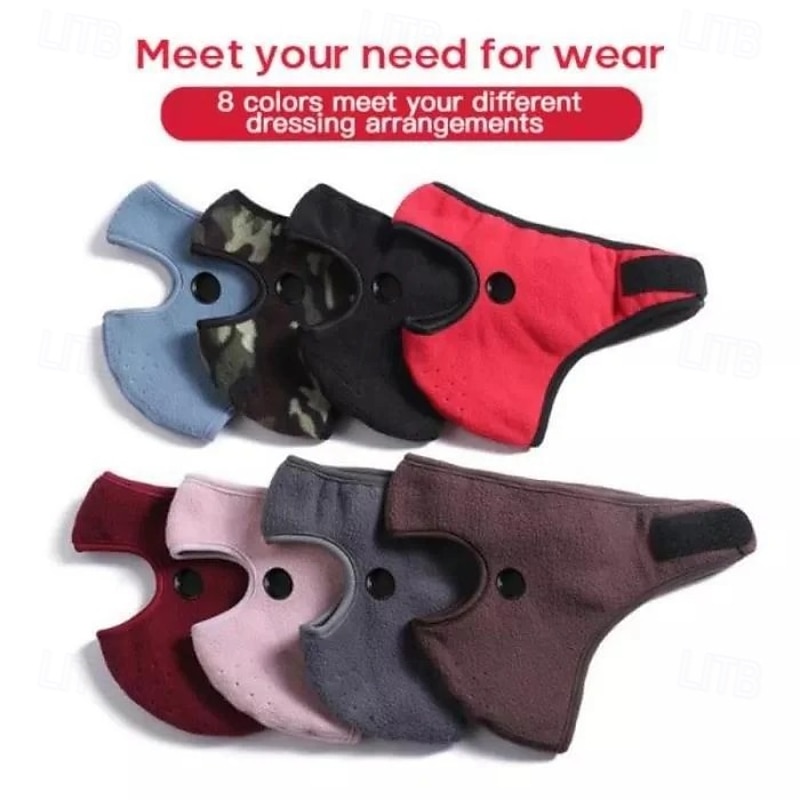 Winter Fleece Mask Warm Mask Thickened Neck Ear Protection Face Cover Windproof Thermal Full Face Mask For Men Women Outdoor Cycling Motorcycle Riding Cold Weather4