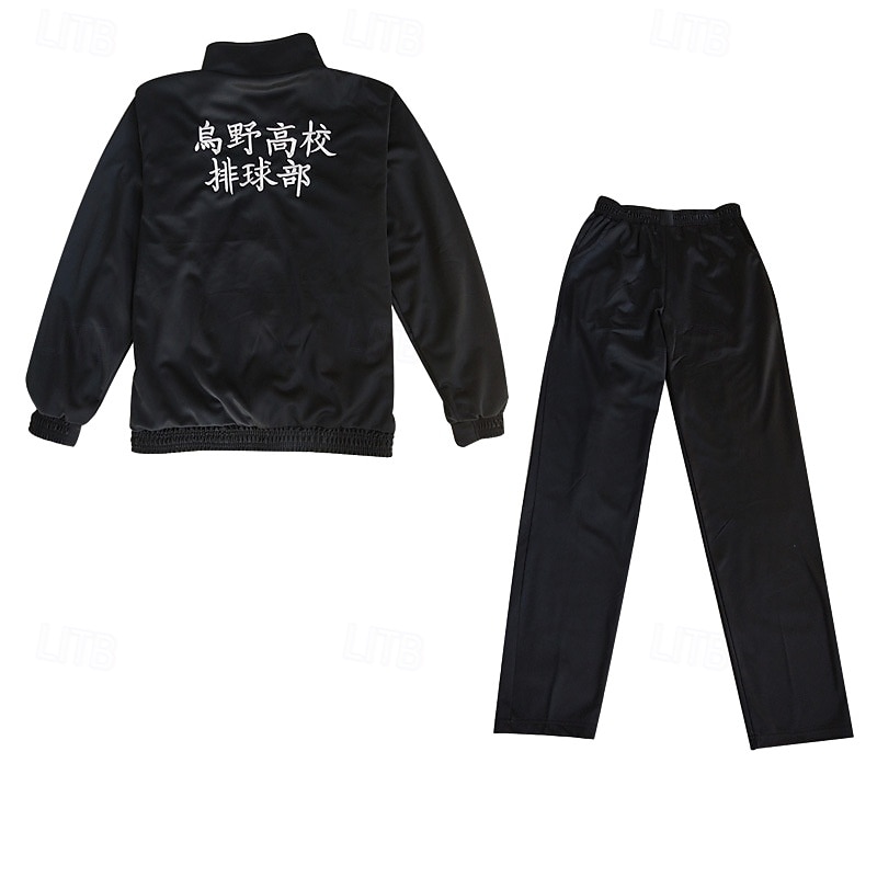 Shoyo Hinata Anime Coat Pants Cosplay Costume Cosplay Suits Carnival Masquerade Coat Pants For Men's Women's Adults'