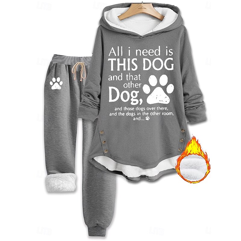 Women's Daily Hoodie Long Sleeve Hooded Graphic Letter Drawstring Print Outdoor Casual Daily Black Pink Blue Fall Regular Fit2