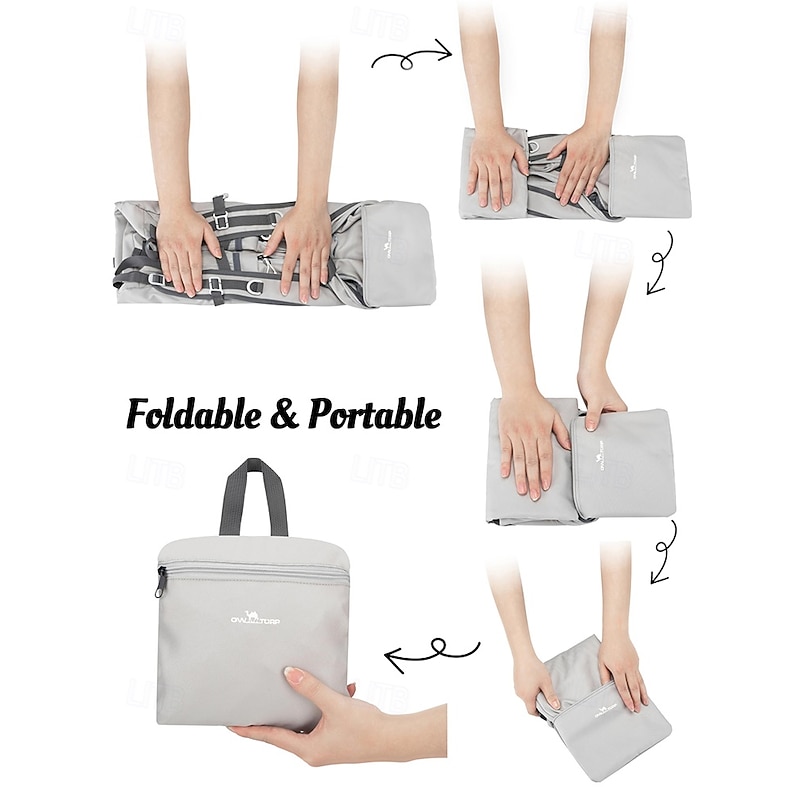 Unisex Foldable Hiking Backpack – Lightweight Travel Daypack, Water-Resistant Outdoor Camping Bag for Men & Women3