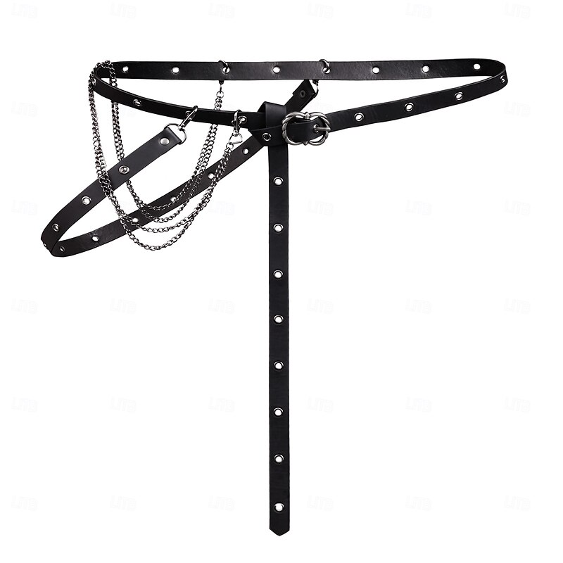 Medieval Renaissance Waist Belt Viking Fancy Dress Men's Women's Celtic Viking Fantasy Halloween Carnival Performance LARP Adults' Belt All Seasons