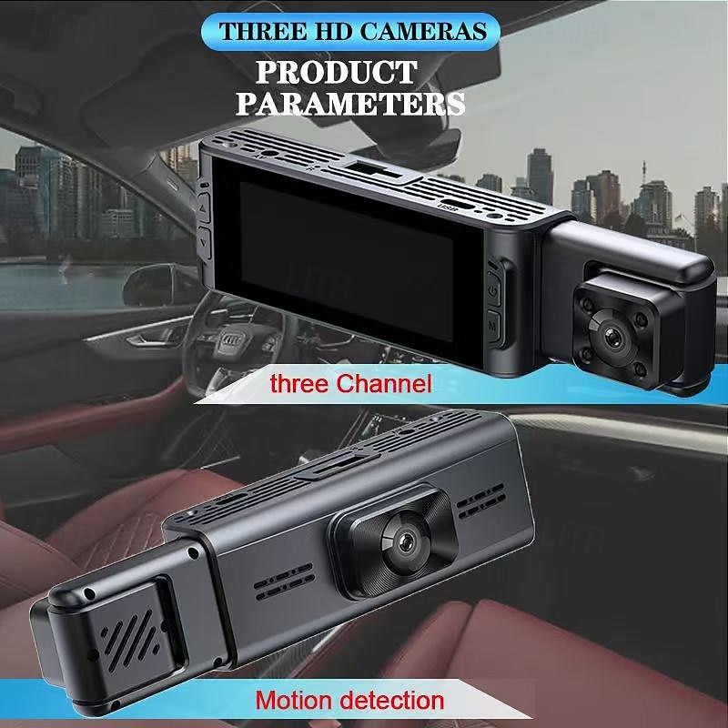 1080p Full HD / Boot automatic recording Car DVR  Wide Angle CMOS 3 inch IPS Dash Cam with WIFI / Loop recording / Fast recording 4 infrared LEDs Car Recorder4