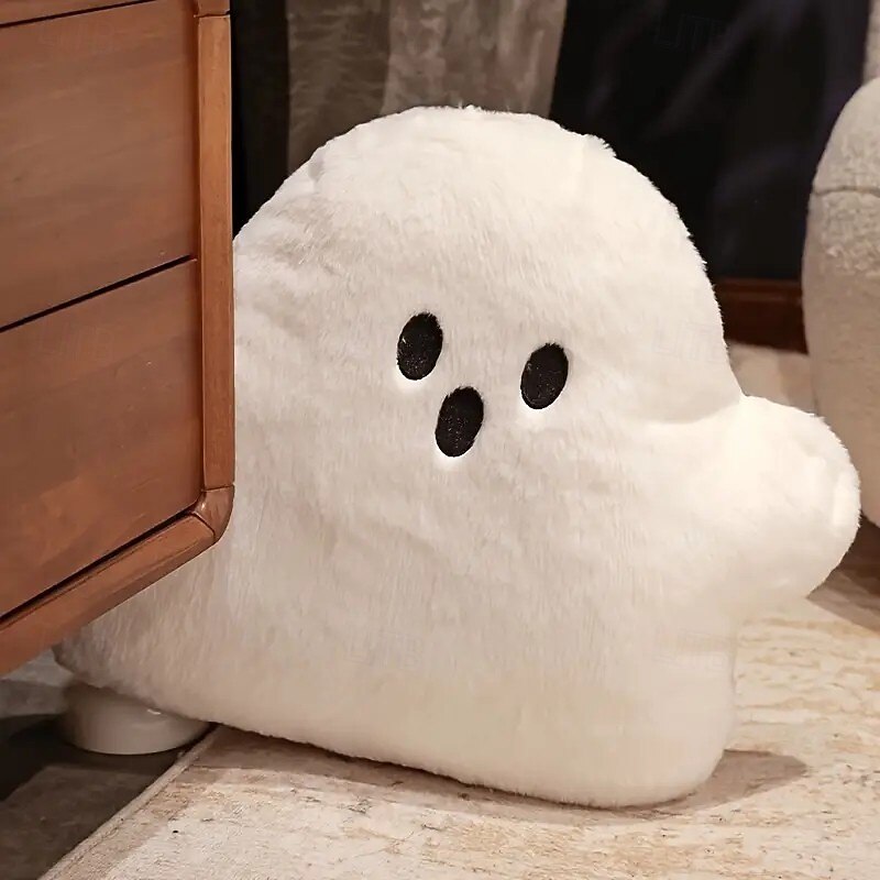 Halloween Cute Ghost Pillow Plush Cloud Cushion, Holiday Decorative Throw Pillow for Sofa, Bed, Living Room, Bedroom, Party, Car, Office & Outdoor Decoration3