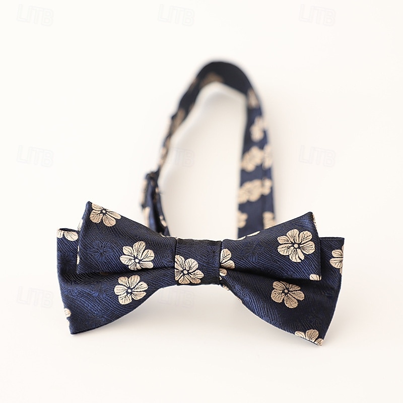 Men's Bow Tie Modern Contemporary Bow Floral Wedding Party Daily Wear