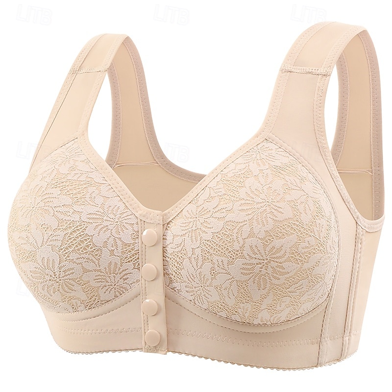 Women's Plus Size Camisole Tank Top Flower Elegant Daily Sleeveless Cold Shoulder Regular Tops Buttons Black Light Green Pink Red Sky Blue Spring, Fall, Winter, Summer