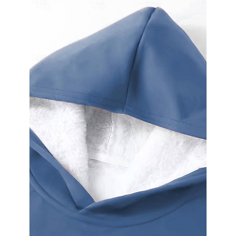 Women's Pullover Hoodie Sweatshirt Graphic Cat Letter Casual Comfrt Long Sleeve Hooded Long Tops Street Dailywear Casual Print Dark Pink Blue Gray Fall Winter2