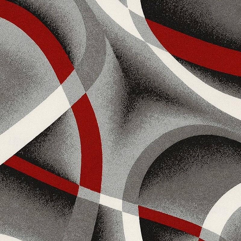 Men's Geometic Polo Long Sleeve Polo Shirts Lapel Casual Athleisure Daily Wear 3D Print Buttons Spring Fall Winter Red Blue Green4