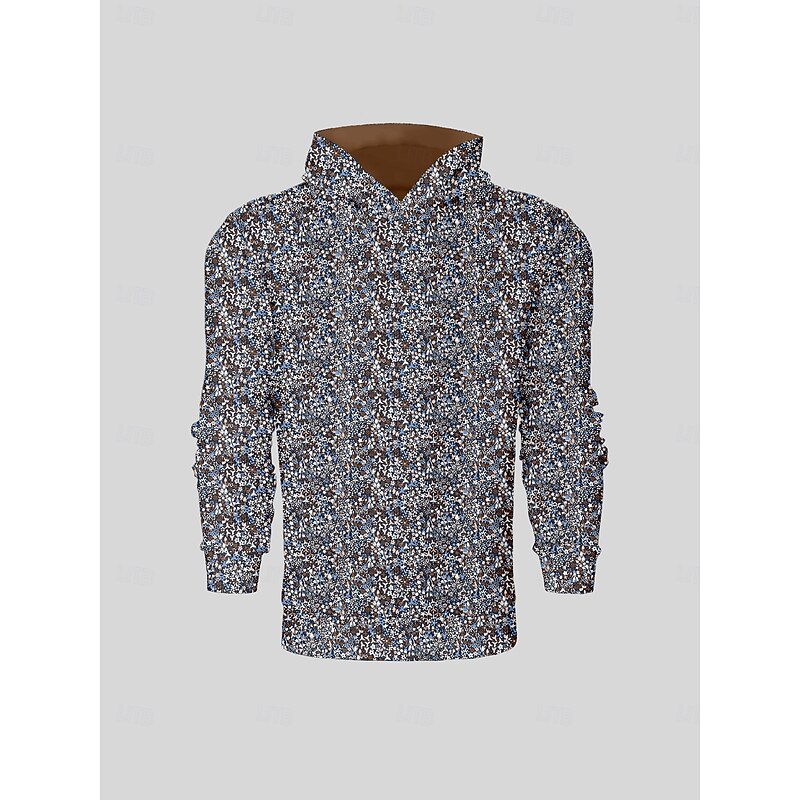 Men's Golf Polo Shirt Brown Long Sleeve Top Golf Attire Clothes Outfits Wear Apparel3