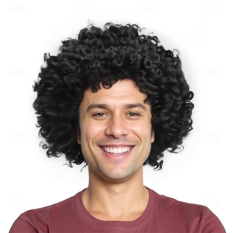 Afro Wig Afro Wig 70s for Funny Wigs Halloween Christmas Party