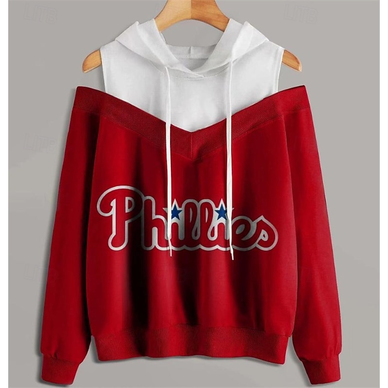 Women's Pullover Hoodie Sweatshirt Letter Fashion Casual Long Sleeve Hooded Regular Tops Street Dailywear Patchwork Print Black White Yellow Red Orange Spring Fall2