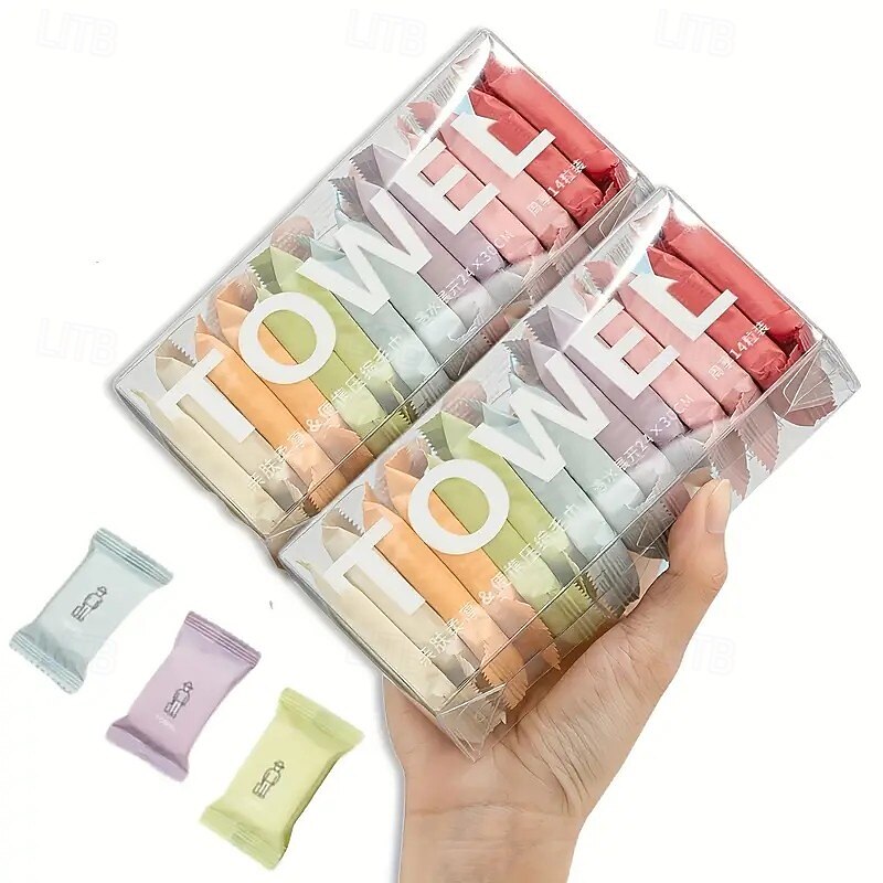 28PCS Portable Compressed Towels – Thick, Quick-Dry, Dual-Use for Wet & Dry, Perfect for Travel, Home & Outdoor, Compact & Easy-to-Carry Design4