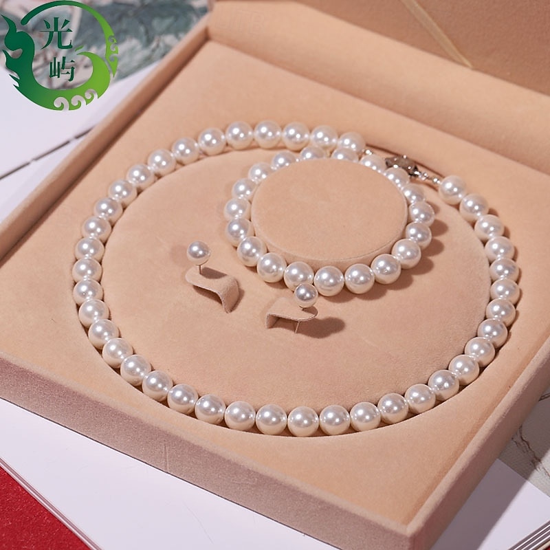 3pcs Necklace Pearl Necklace For Women's Street Gift Daily Alloy Classic