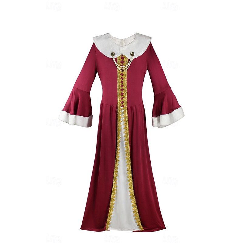 Queen Halloween Cosplay Costume Outfits Couples' Costumes Cosplay Carnival Costume Cosplay Costume Party Adults' Women's Halloween Carnival Easy Halloween Costumes Dress Up3