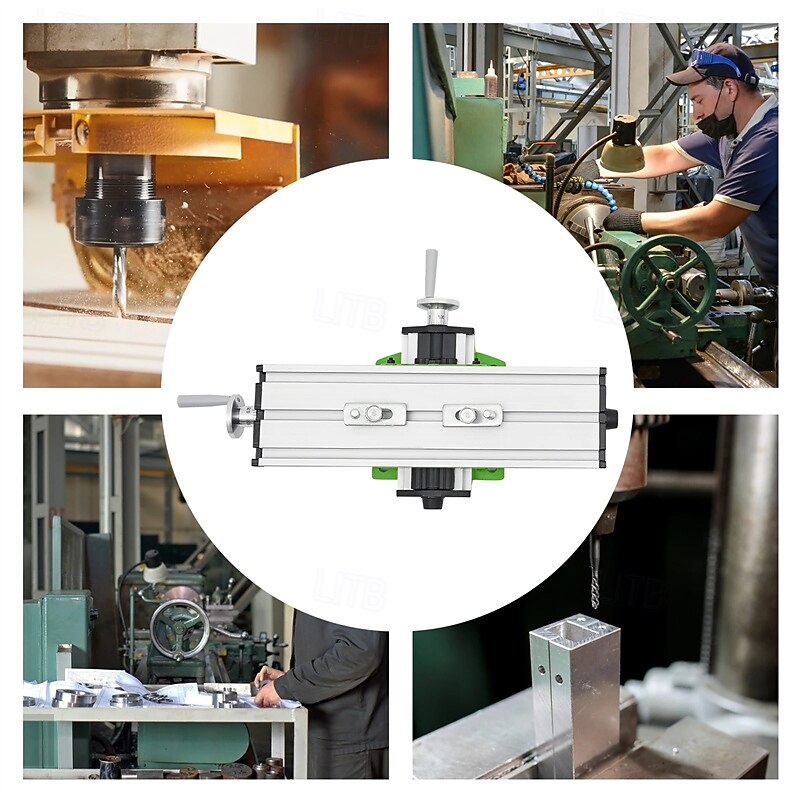 Mini Multifunction Drilling&Milling Machine Worktable Drill Vise Fixture Table Machine Tool for Bench Drilling Cross Slide Table2