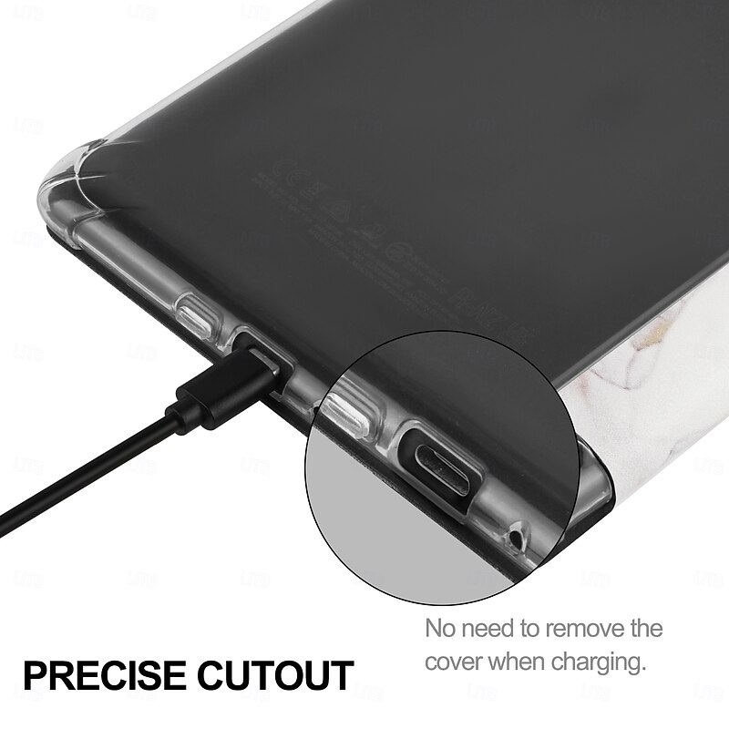 Tablet Case Cover For Amazon Kindle kindle paperhwhite(12th Gen)2024 Kindle Paperwhite 11th Gen 2022 6Release Handle Smart Auto Wake / Sleep Full Body Protective Graphic TPU4