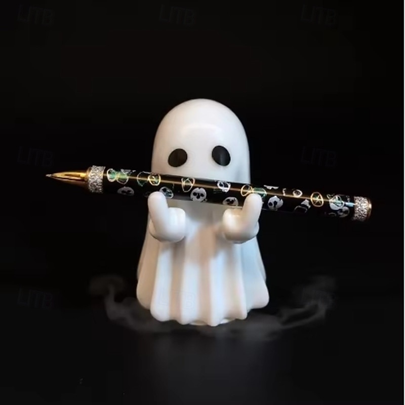 Cute ghost ornament suitable for office desk decoration a multifunctional and unique gift for family and friends on Halloween4