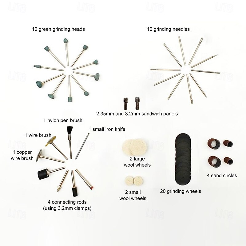 Mini Electric Grinder Pen, 3 Adjustable Speeds, USB Rechargeable, Jade Carving Tool Kit for Wood, Metal, Glass, Engraving, Polishing and DIY with 574