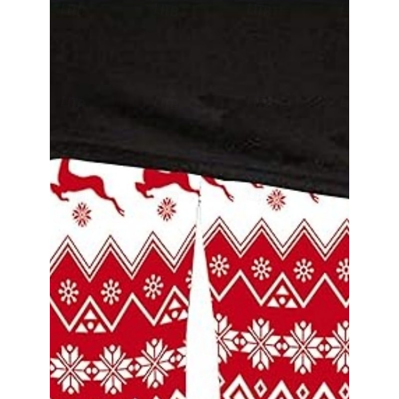 Women's Chinos Leggings Cozy Leggings Vacation Casual Full Length High WaistPantsUgly Christmas Reindeer Printing Thermal Warm Comfortable Stretchy Vacation Casual Daily Red Spring Fall Winter Slim2