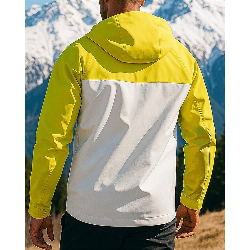 Men's Hoodie Jacket Windbreaker Outdoor Jacket Outdoor Waterproof Windproof Quick Dry Lightweight Hiking Outfits Hiking Clothes Spring Autumn / Fall Jacket Hunting Climbing Camping / Hiking / Caving2