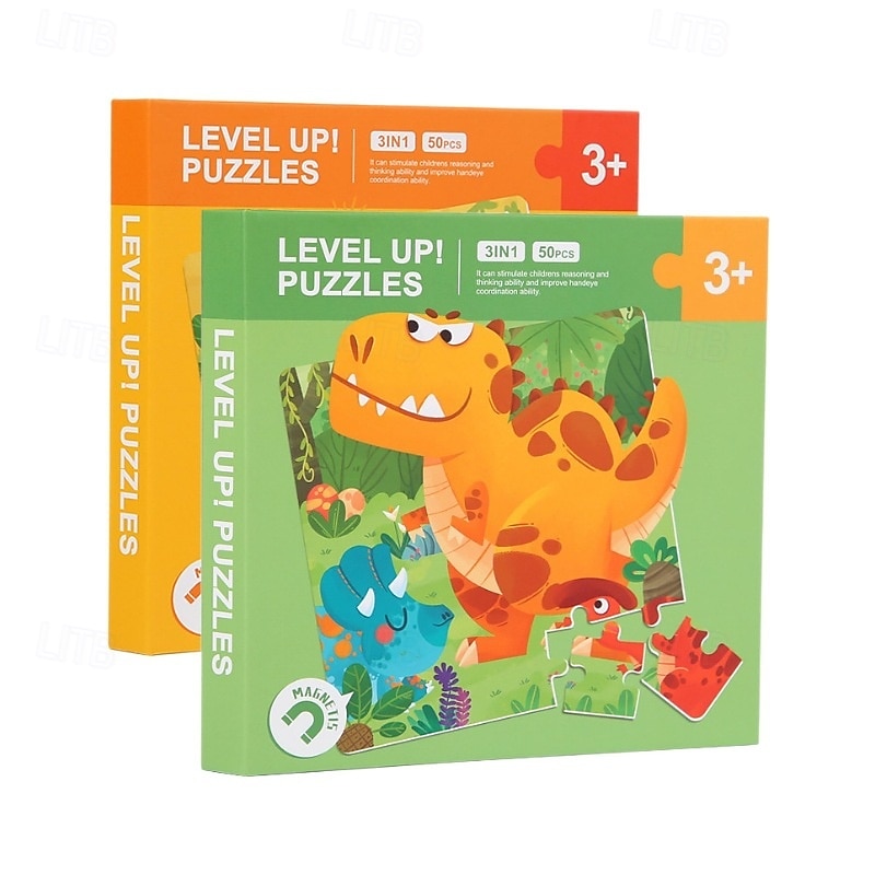 Puzzles for Kids Ages 3-5 Toddler Toys Montessori Learning Education Preschool Sets Games for Boy Girl 3 4 5+ Years Old
