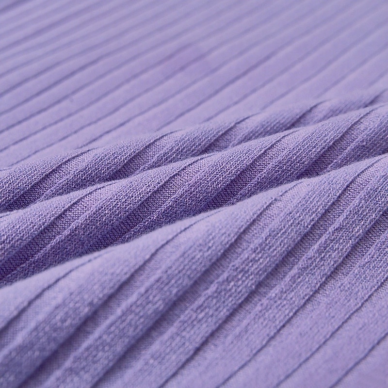 Men's T Shirt Ribbed Knit tee Tee Top Long Sleeve Shirt Long Sleeve Deep V Spring Fall Winter Solid Color Plain Pit Strip Fashion Designer Basic Knitting Vacation Street Casual White Navy Blue Blue2