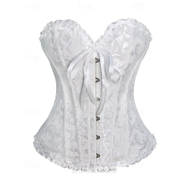 Women's Corset Shapewear Waist Cincher Shapewear Sexy Corset Sexy Sweet Pure Color Backless Vacation Street Date Sleeveless Corset Black White Red Summer Spring Fall Winter Tailored Fit3