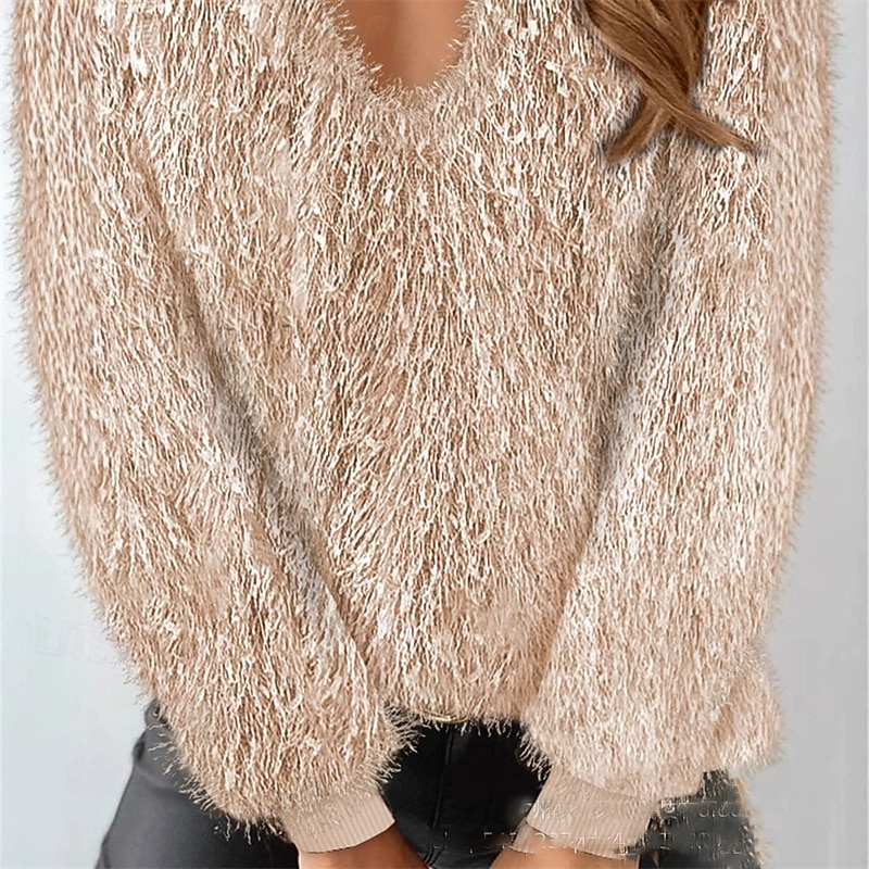 Women's T Shirt Solid Color Graphic Plain Elegant Fashion Long Sleeve Crew Neck V Neck Regular Tops Daily Weekend Patchwork Yellow Spring Fall Winter2