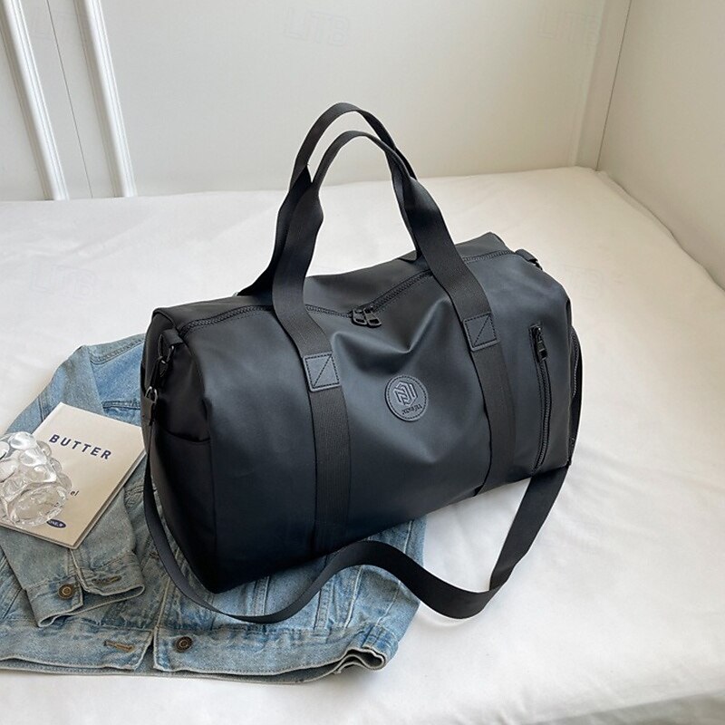 Duffel Bag / Gym Bag Workout / Travel / Sports Lightweight Polyester / Polyamide Shoe & Wet Compartment4