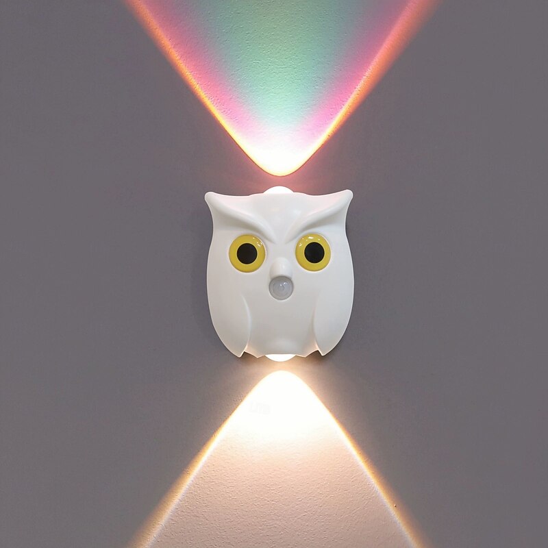 Owl Smart Night Light USB Rechargeable Motion Sensing Mural Spotlight for Bedroom Hallway Staircase Staircase Decoration Christmas Gift2