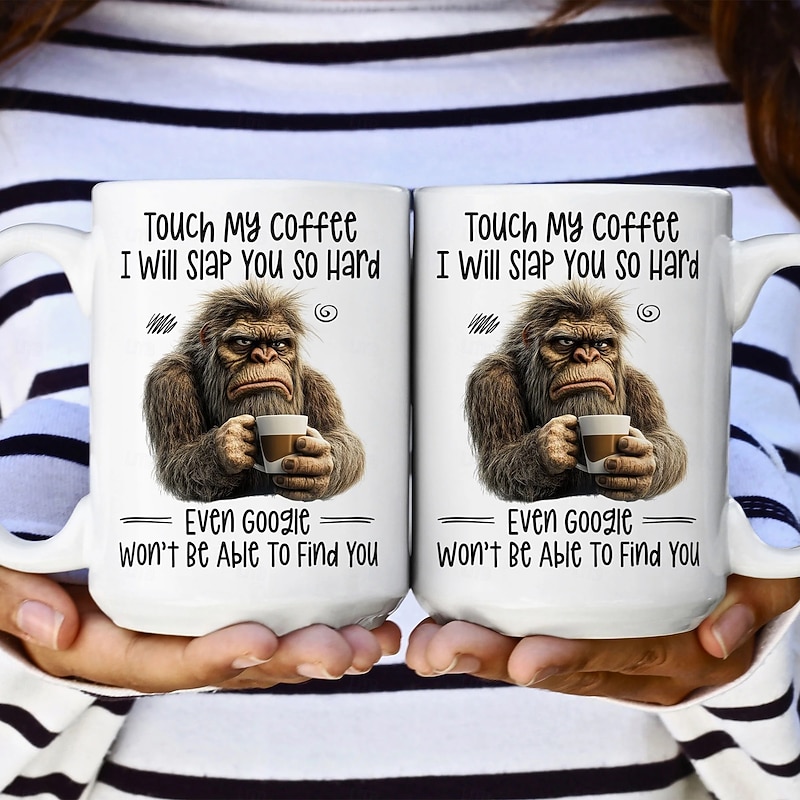 Funny Gift Mug Touch My Coffee I Will Slap You So Hard Fun Christmas Gifts For Friends Coworkers2