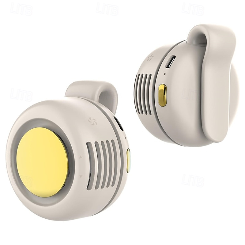 Mini Waist Clip Fan Portable Hanging Neck Fan Handheld Bladeless Electric Fan USB Rechargeable Personal Cooling Fan For Outdoor2