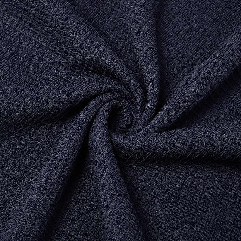 Men's Shirt Waffle Shirt Dress Shirt Casual Shirt Prom Shirt Plain Formal Wedding Black White Navy Blue Purple Long Sleeve Asymmetrical All Seasons Clothing Apparel4