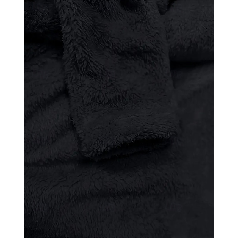 Women's Midi Dress Casual Dress Winter Dress Fashion Modern Daily Weekend Regular Fit Plain Long Sleeve Hooded Black Winter Autumn4