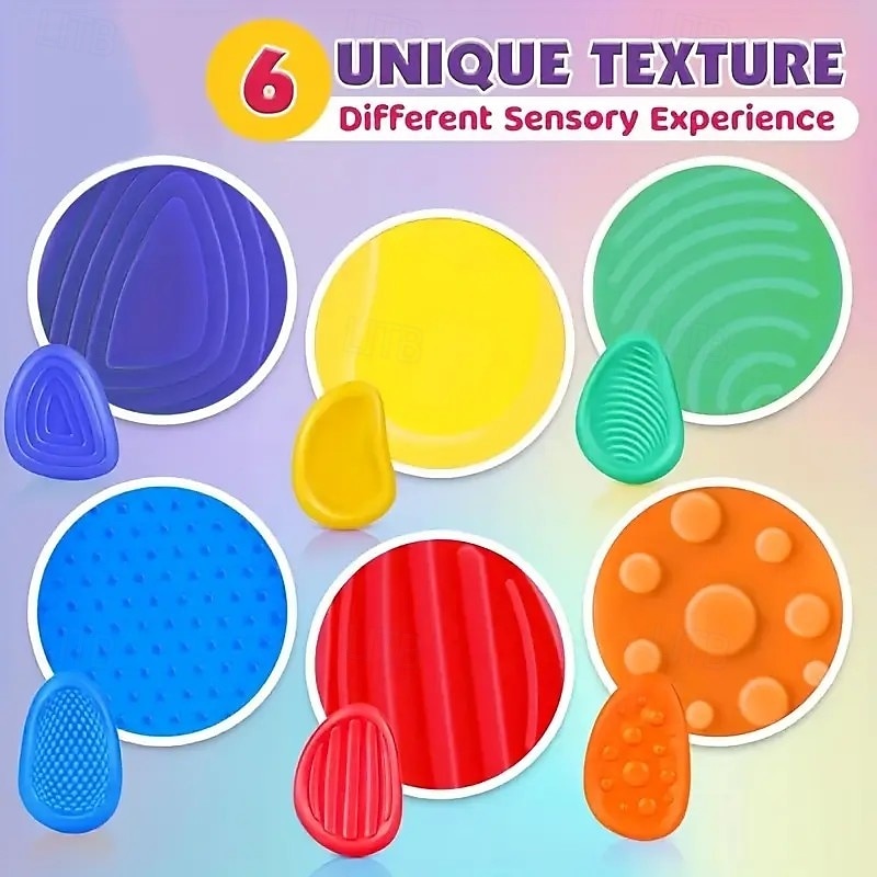 6PCS Soft Relaxation Stones – Sensory Stress Relief Toys for Teens, Perfect for Halloween, Christmas, Winter, and New Year Gifts3
