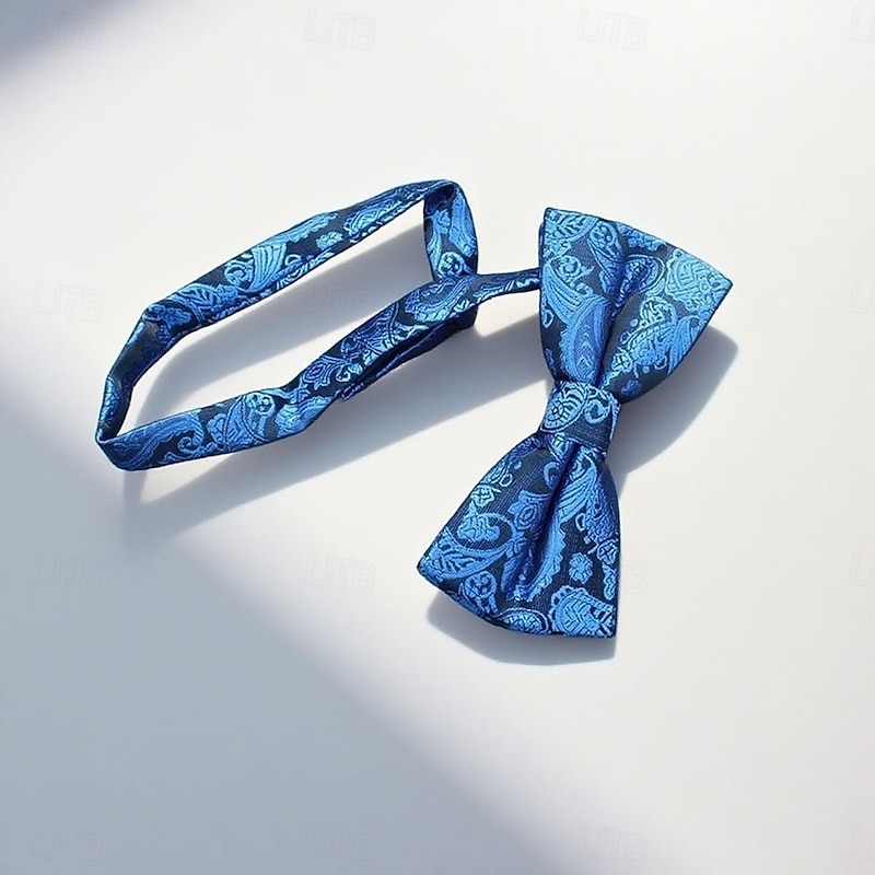 Men's Bow Tie Office / Business Traditional / Classic Plaid / Striped / Chevron / Round Formal Evening Date Quinceañera & Sweet Sixteen4