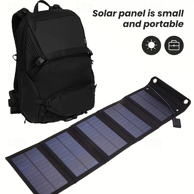 Solar Folding Bag USB Solar Panel Portable Solar Panel Outdoor Power Charger3