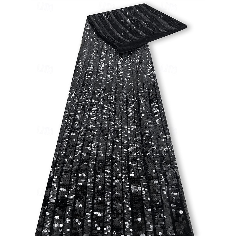 Black Red Sequin A-Line Evening Gown Elegant Formal Dress Formal Wedding Floor Length Long Sleeve V Neck Satin with Glitter Pleats 20253