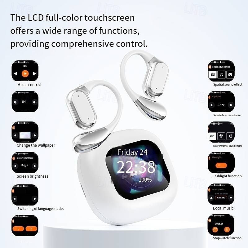 Q18 True Wireless Headphones TWS Earbuds In Ear Bluetooth 5.3 Sports for Apple Samsung Huawei Xiaomi MI  Outdoor Jogging Trekking Office Business2